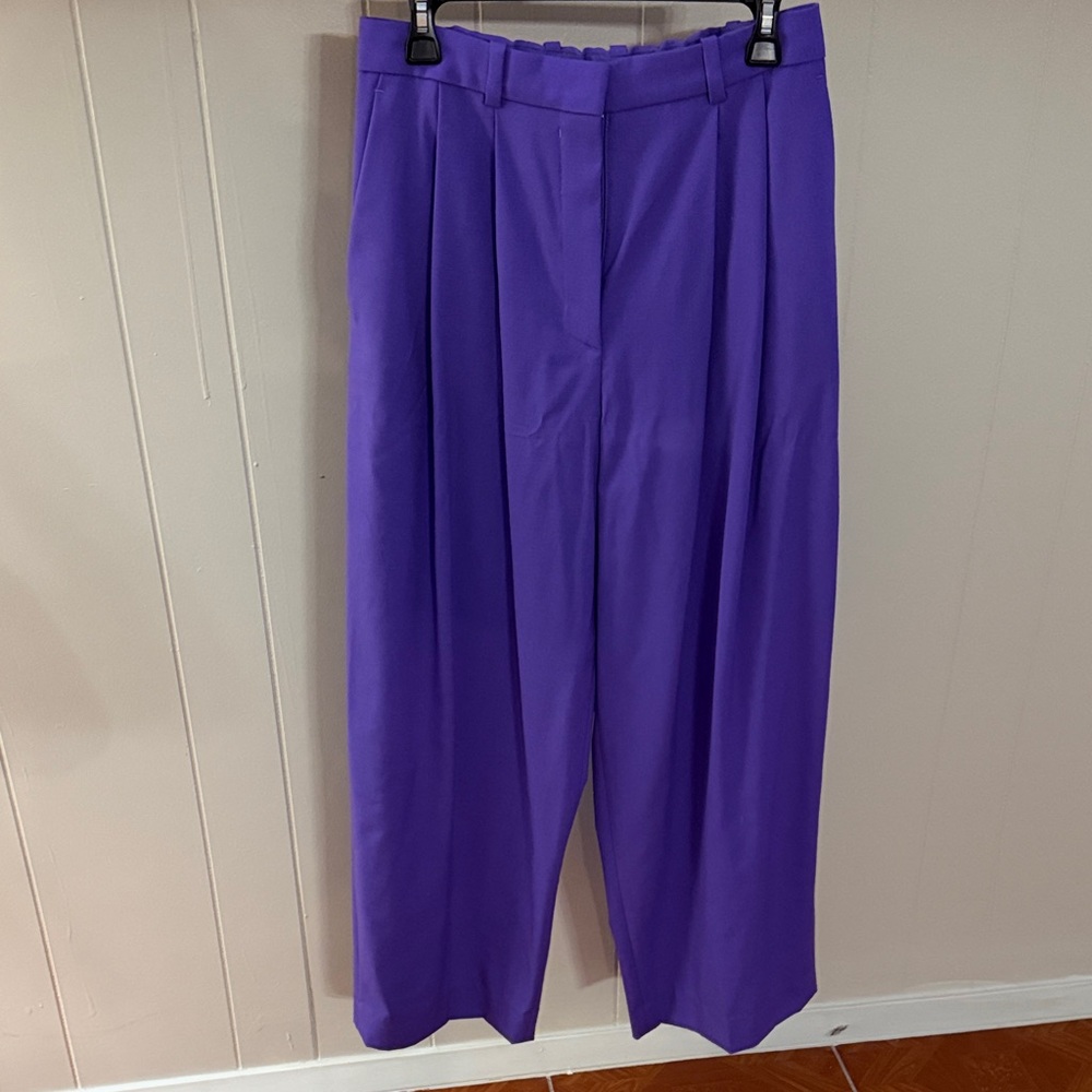 COS Bold Purple Trousers